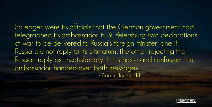Over Eager Quotes By Adam Hochschild Over Eager Quotes By Adam Hochschild