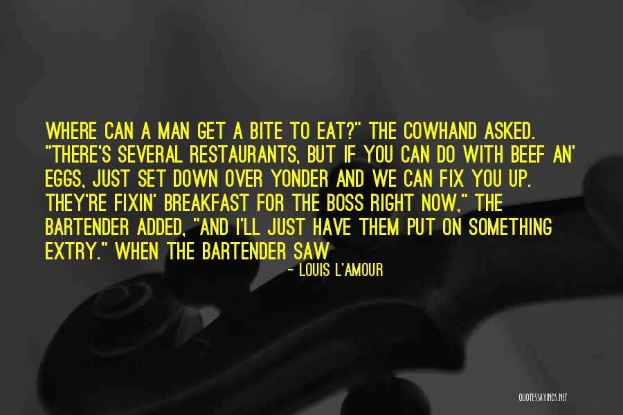 Over Eat Quotes By Louis L'Amour Over Eat Quotes By Louis L'Amour