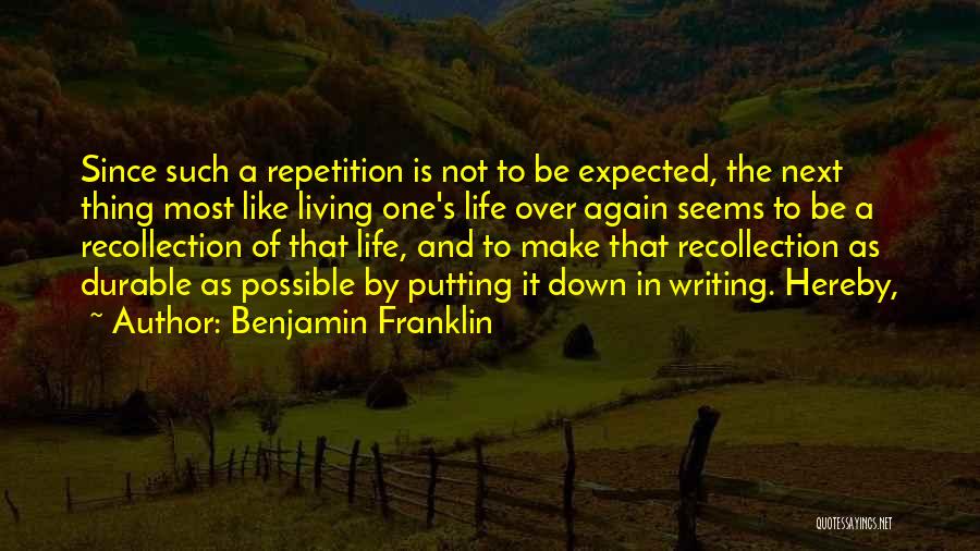 Over Expected Quotes By Benjamin Franklin