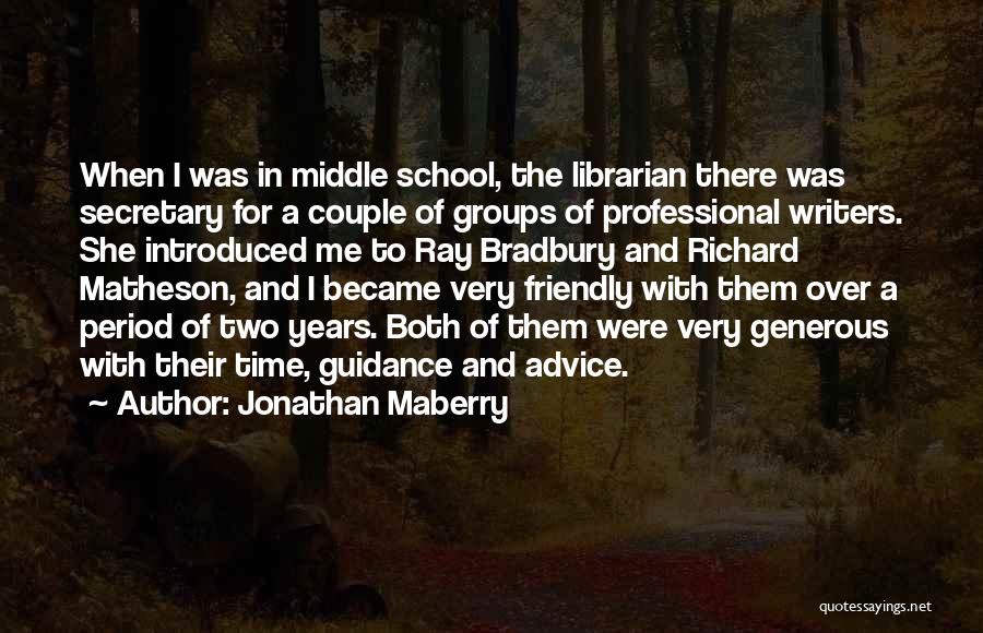 Over Friendly Quotes By Jonathan Maberry