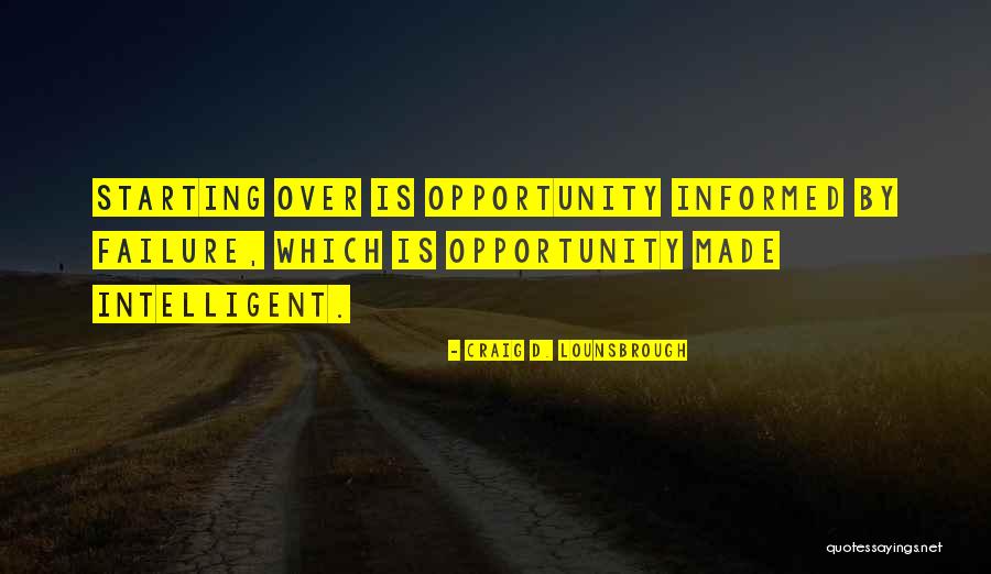 Over Informed Quotes By Craig D. Lounsbrough Over Informed Quotes By Craig D. Lounsbrough