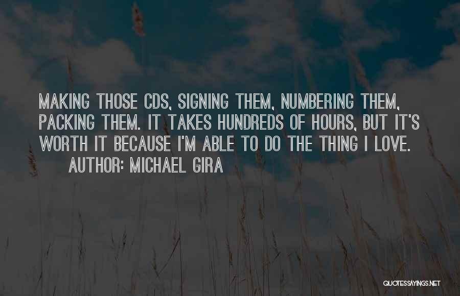 Over Packing Quotes By Michael Gira