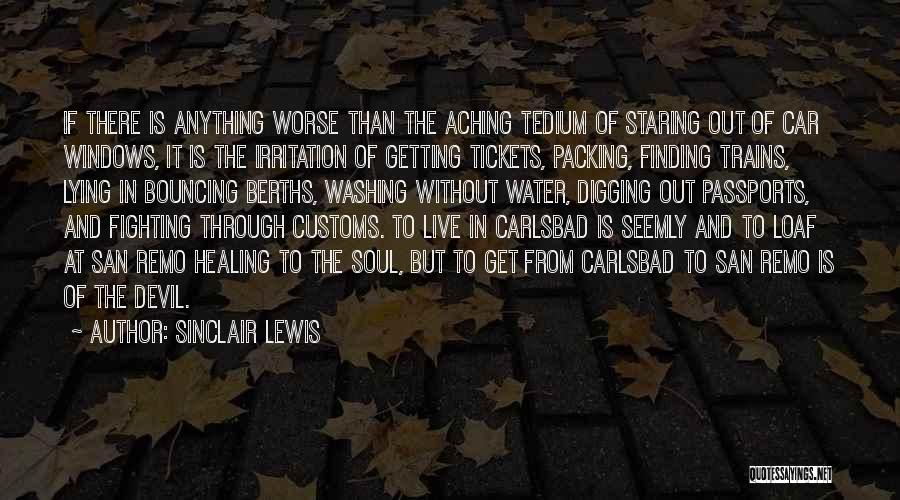 Over Packing Quotes By Sinclair Lewis