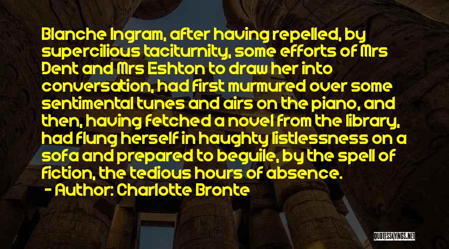 Over Prepared Quotes By Charlotte Bronte