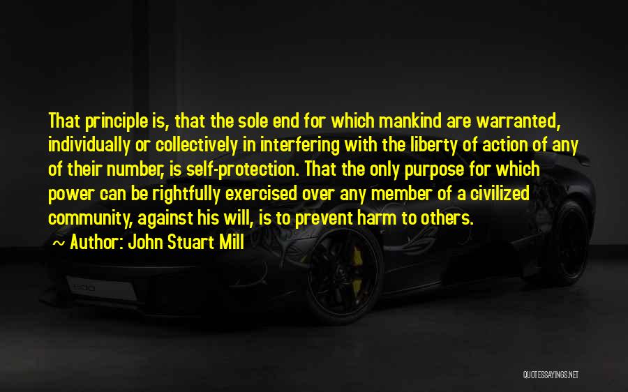 Over Protection Quotes By John Stuart Mill