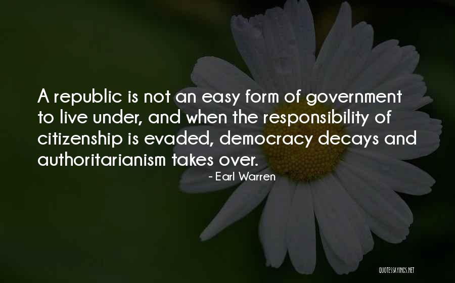 Over Responsibility Quotes By Earl Warren Over Responsibility Quotes By Earl Warren