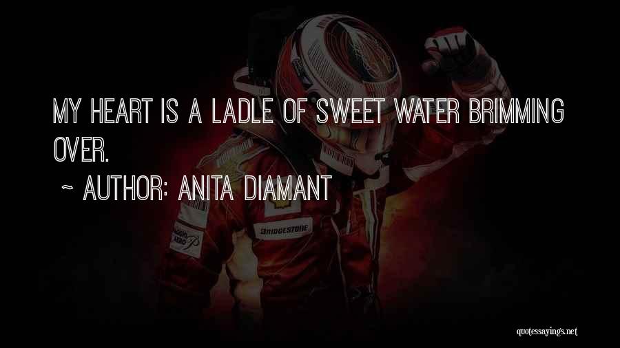 Over Sweet Quotes By Anita Diamant