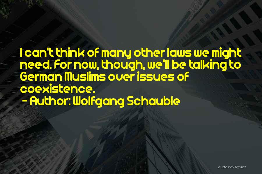 Over Talking Quotes By Wolfgang Schauble