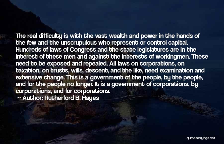 Over Taxation Quotes By Rutherford B. Hayes