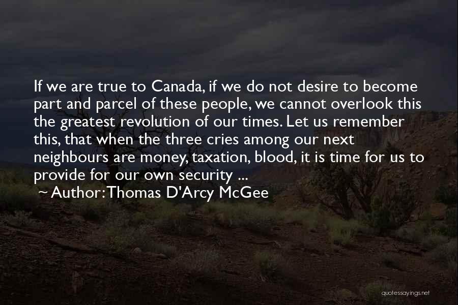 Over Taxation Quotes By Thomas D'Arcy McGee