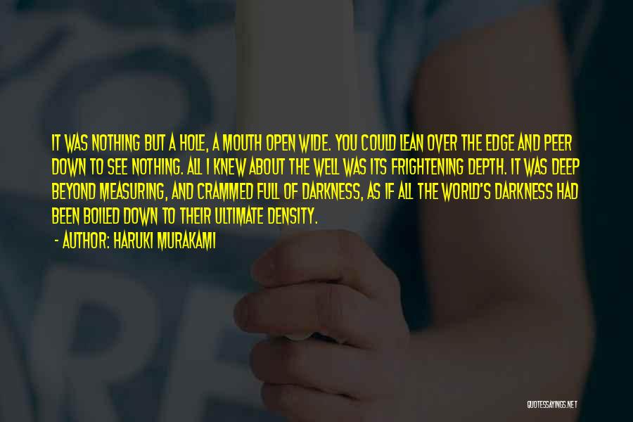 Over The Edge Quotes By Haruki Murakami