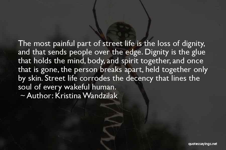 Over The Edge Quotes By Kristina Wandzilak