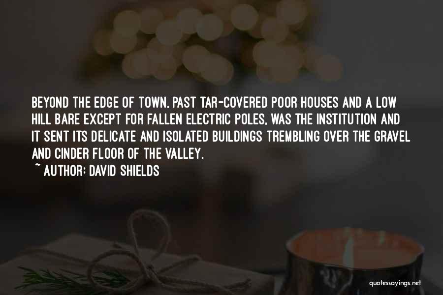 Over The Hill Quotes By David Shields