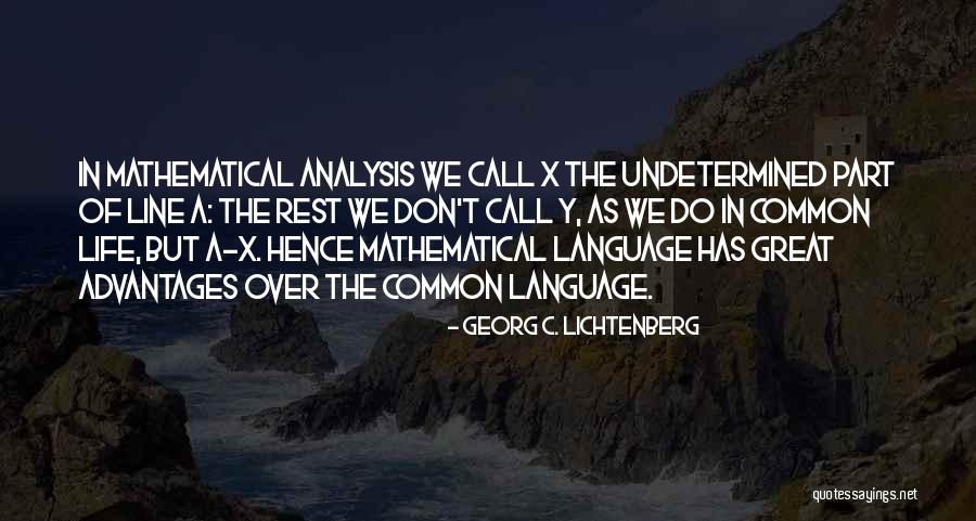 Over The Line Quotes By Georg C. Lichtenberg Over The Line Quotes By Georg C. Lichtenberg