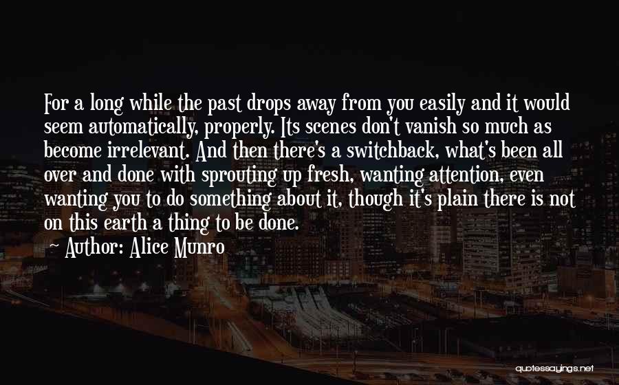 Over The Past Quotes By Alice Munro