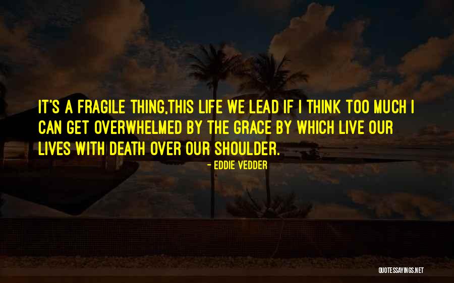 Over The Shoulder Quotes By Eddie Vedder Over The Shoulder Quotes By Eddie Vedder