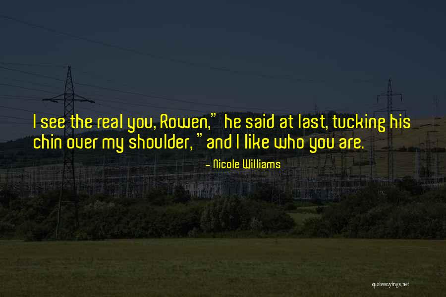Over The Shoulder Quotes By Nicole Williams Over The Shoulder Quotes By Nicole Williams