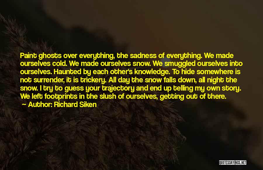Over The Snow Quotes By Richard Siken