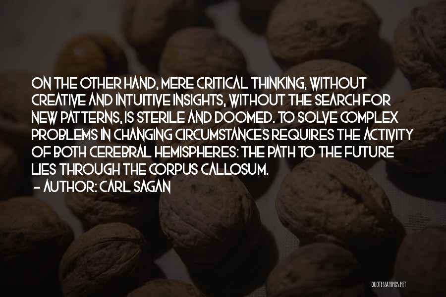 Over Thinking Search Quotes By Carl Sagan