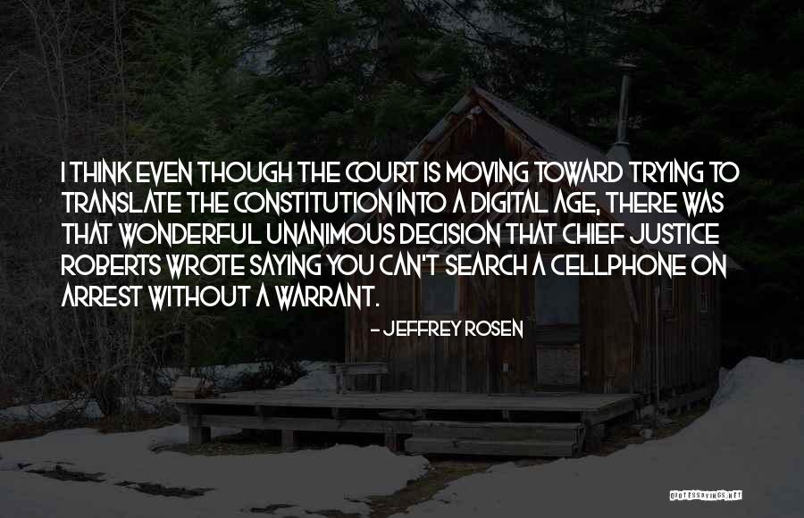 Over Thinking Search Quotes By Jeffrey Rosen Over Thinking Search Quotes By Jeffrey Rosen