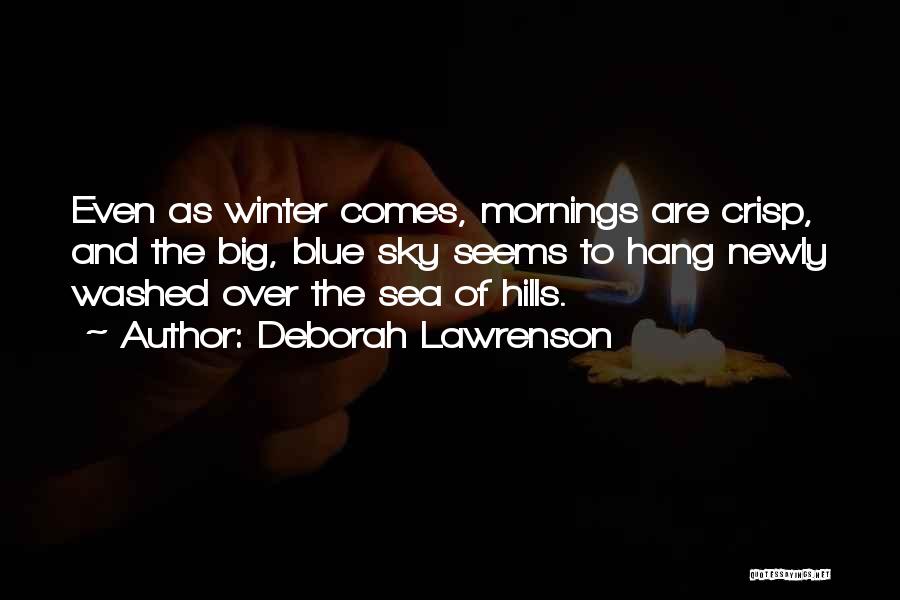 Over Winter Quotes By Deborah Lawrenson