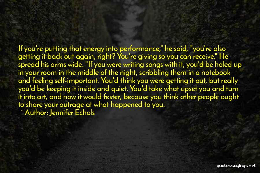 Overall Performance Quotes By Jennifer Echols