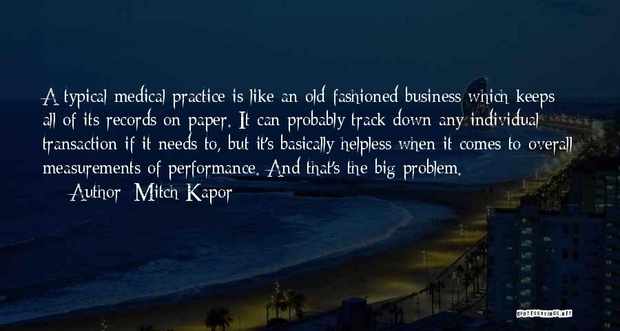 Overall Performance Quotes By Mitch Kapor