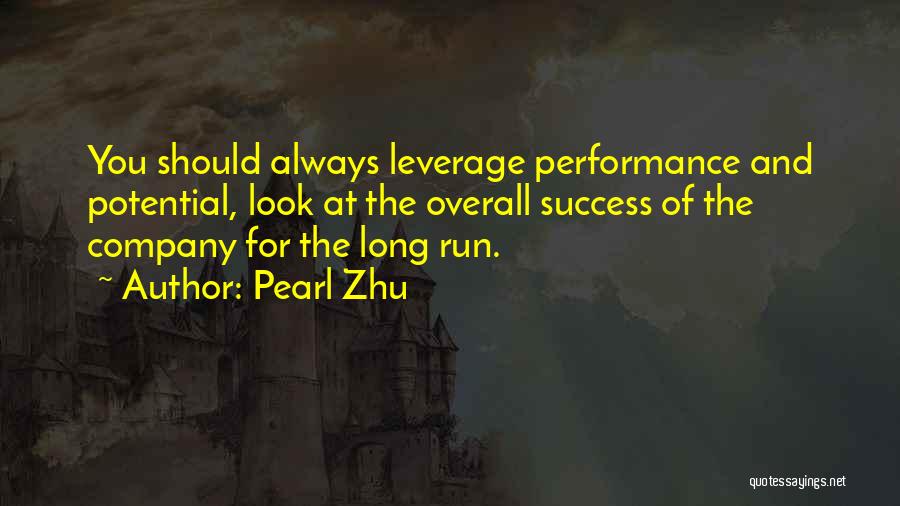 Overall Performance Quotes By Pearl Zhu