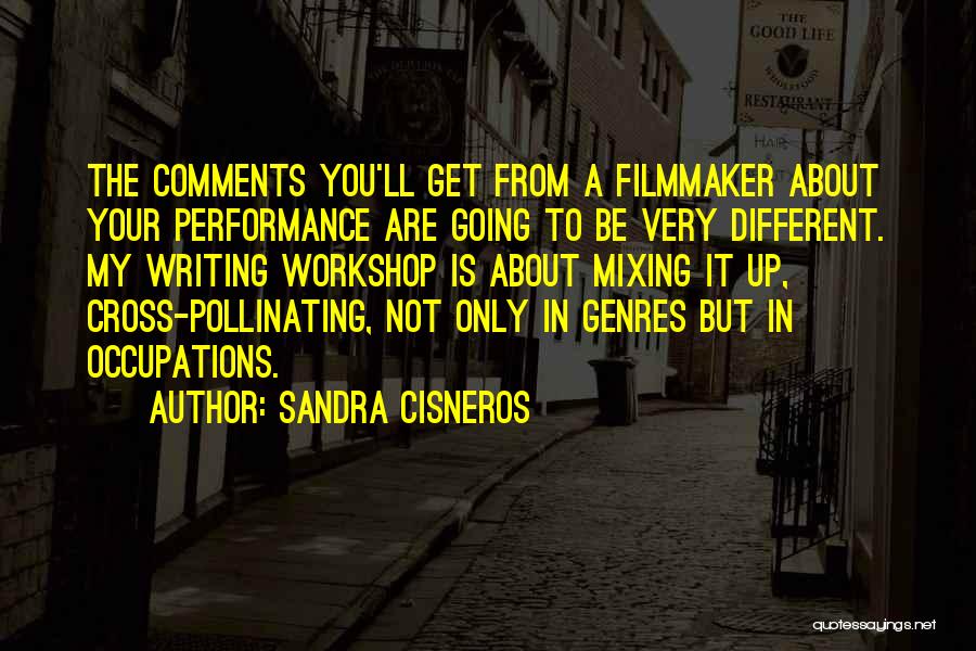 Overall Performance Quotes By Sandra Cisneros