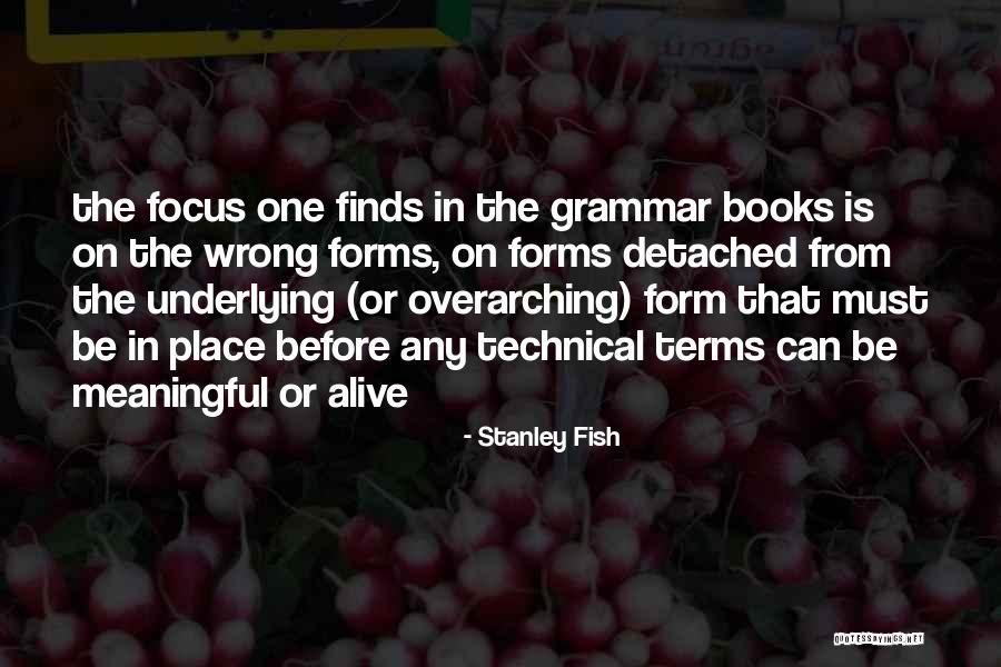 Overarching Quotes By Stanley Fish Overarching Quotes By Stanley Fish