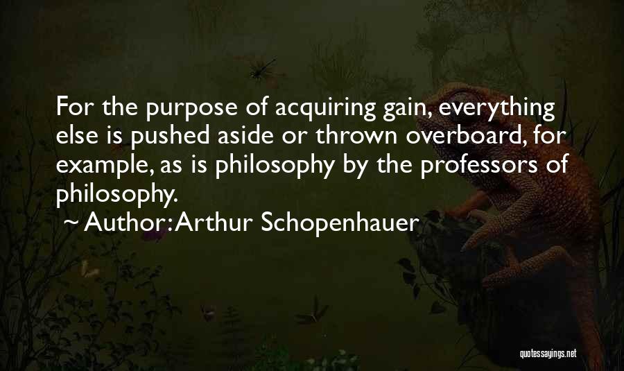 Overboard Quotes By Arthur Schopenhauer