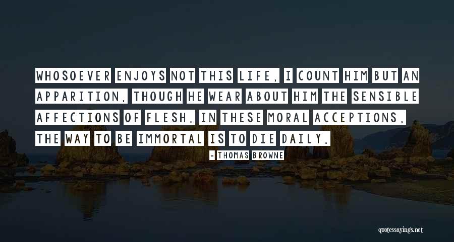 Overcoats Tour Quotes By Thomas Browne