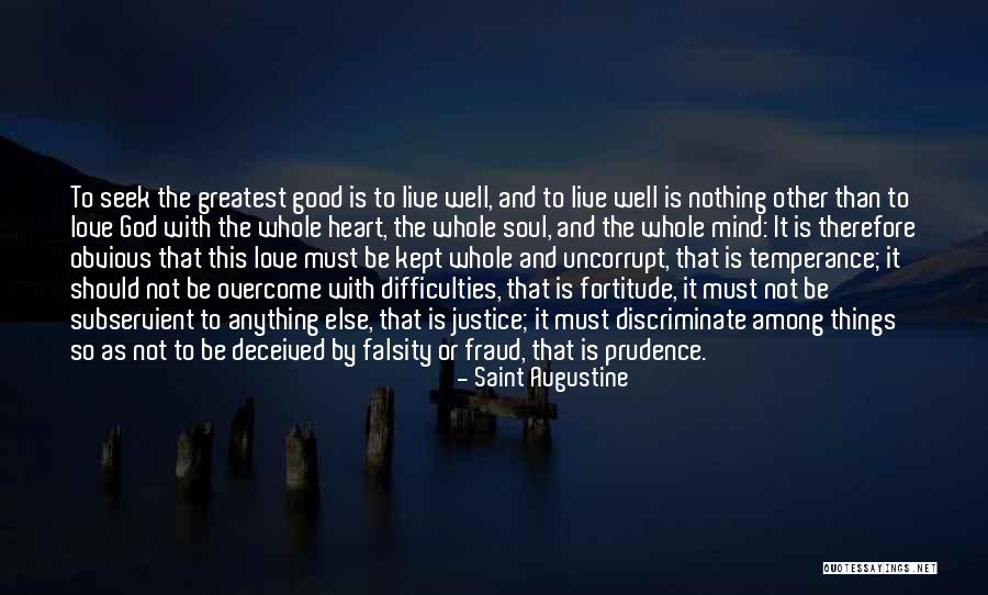 Overcome Anything Quotes By Saint Augustine