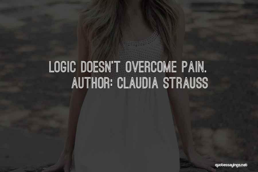 Overcome Depression Quotes By Claudia Strauss