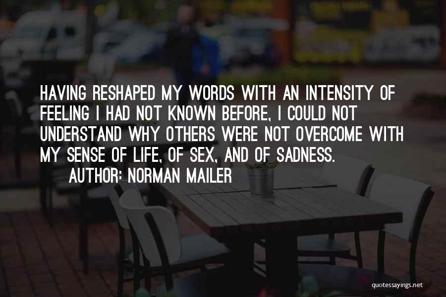 Overcome Sadness Quotes By Norman Mailer