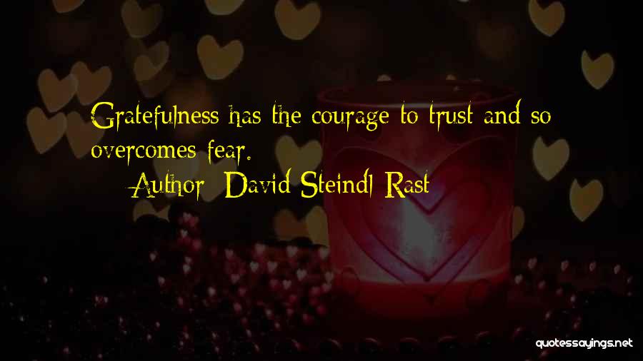 Overcomes Quotes By David Steindl-Rast