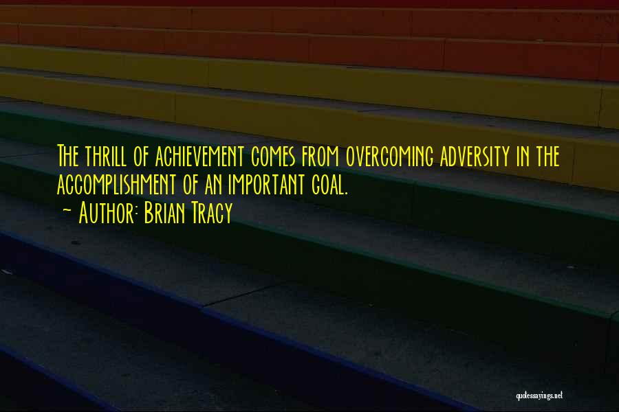 Overcoming Adversity Quotes By Brian Tracy