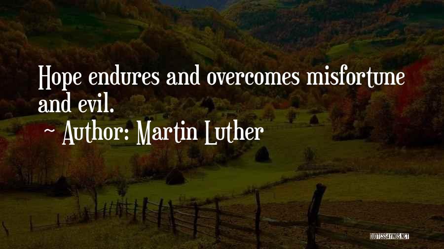 Overcoming Evil Quotes By Martin Luther