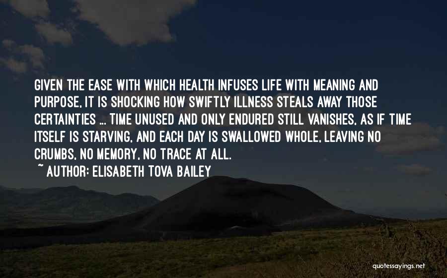 Overcoming Illness Quotes By Elisabeth Tova Bailey