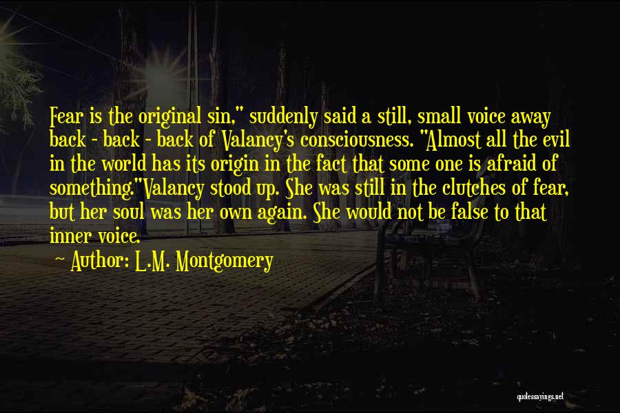 Overcoming Self Consciousness Quotes By L.M. Montgomery