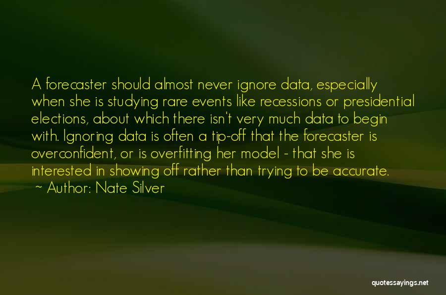 Overconfident Quotes By Nate Silver