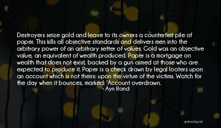 Overdrawn Account Quotes By Ayn Rand Overdrawn Account Quotes By Ayn Rand