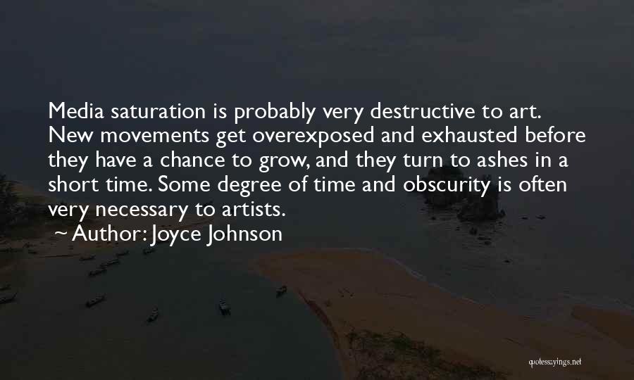 Overexposed Quotes By Joyce Johnson