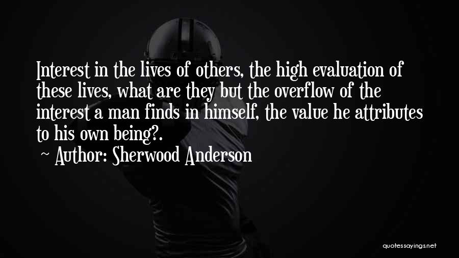 Overflow Quotes By Sherwood Anderson