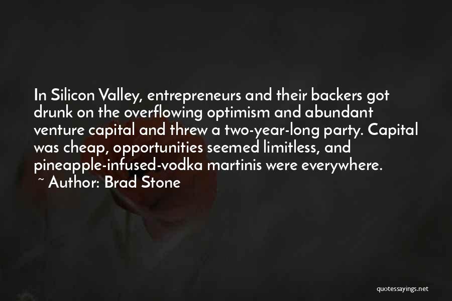Overflowing Quotes By Brad Stone