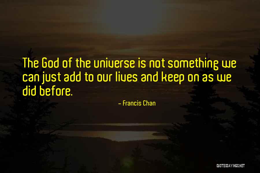 Overgrown Cat Quotes By Francis Chan Overgrown Cat Quotes By Francis Chan