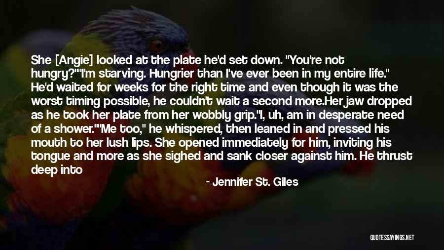 Overhanging Belly Quotes By Jennifer St. Giles Overhanging Belly Quotes By Jennifer St. Giles