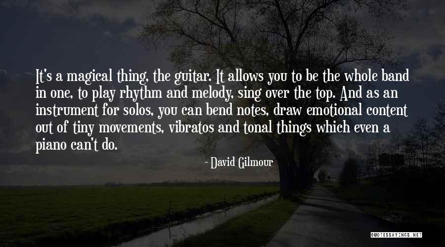 Overindulged Children Quotes By David Gilmour