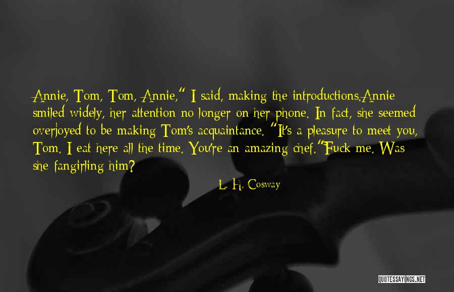 Overjoyed Quotes By L. H. Cosway Overjoyed Quotes By L. H. Cosway