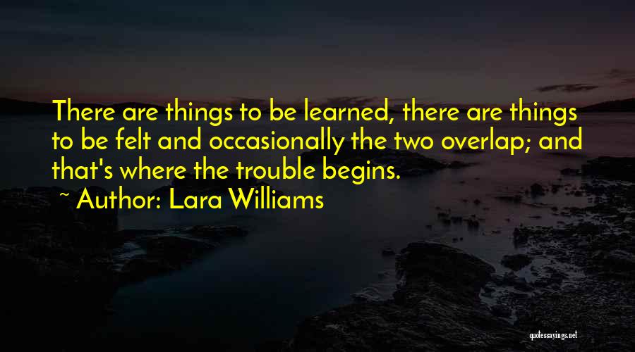 Overlap Quotes By Lara Williams